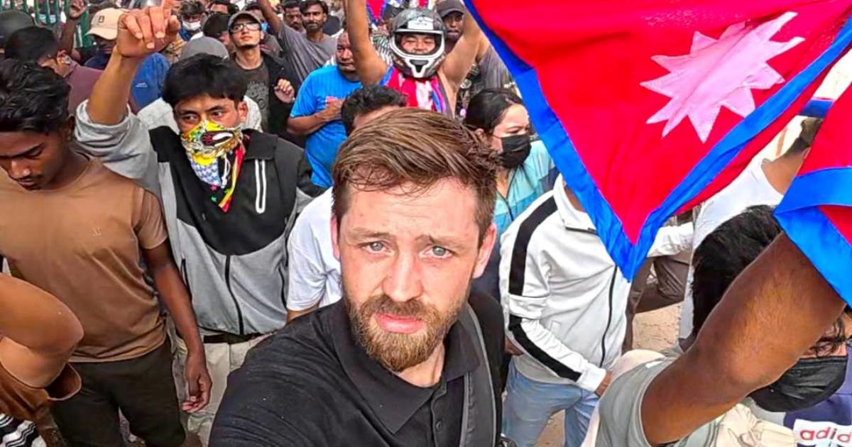 Britanac slučajno snimio prosvjede u Nepalu: "Ja sam samo idiot s kamerom"