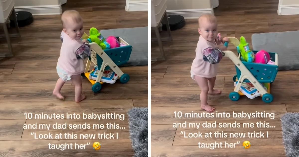 Presladak video djevojčice koju je djed u deset minuta naučio trik nasmijao mnoge