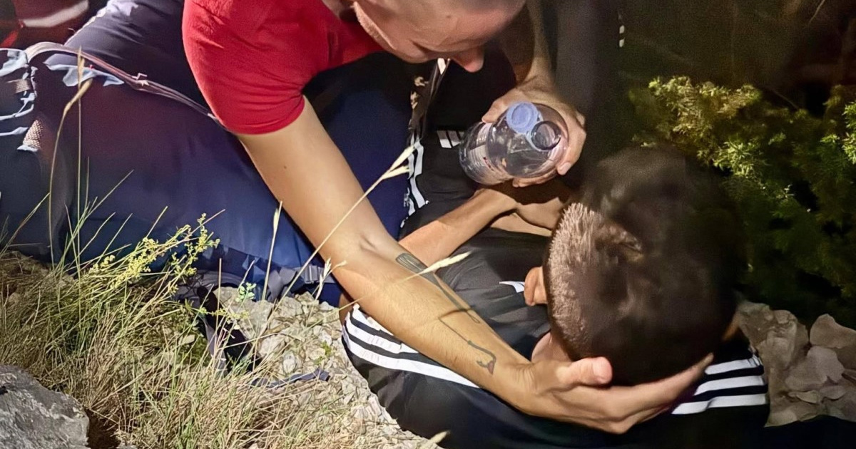 HGSS spasio mladi par koji je na Biokovu ostao bez vode na 36 stupnjeva