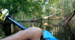 Mirno veslao rijekom pa ga zaskočio aligator, zastrašujuću scenu snimio GoPro kamerom