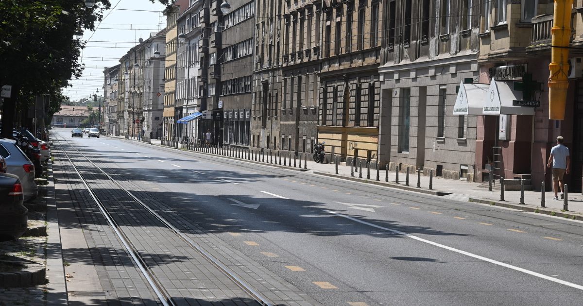 U Zagrebu je toliko vruće da je grad skoro prazan