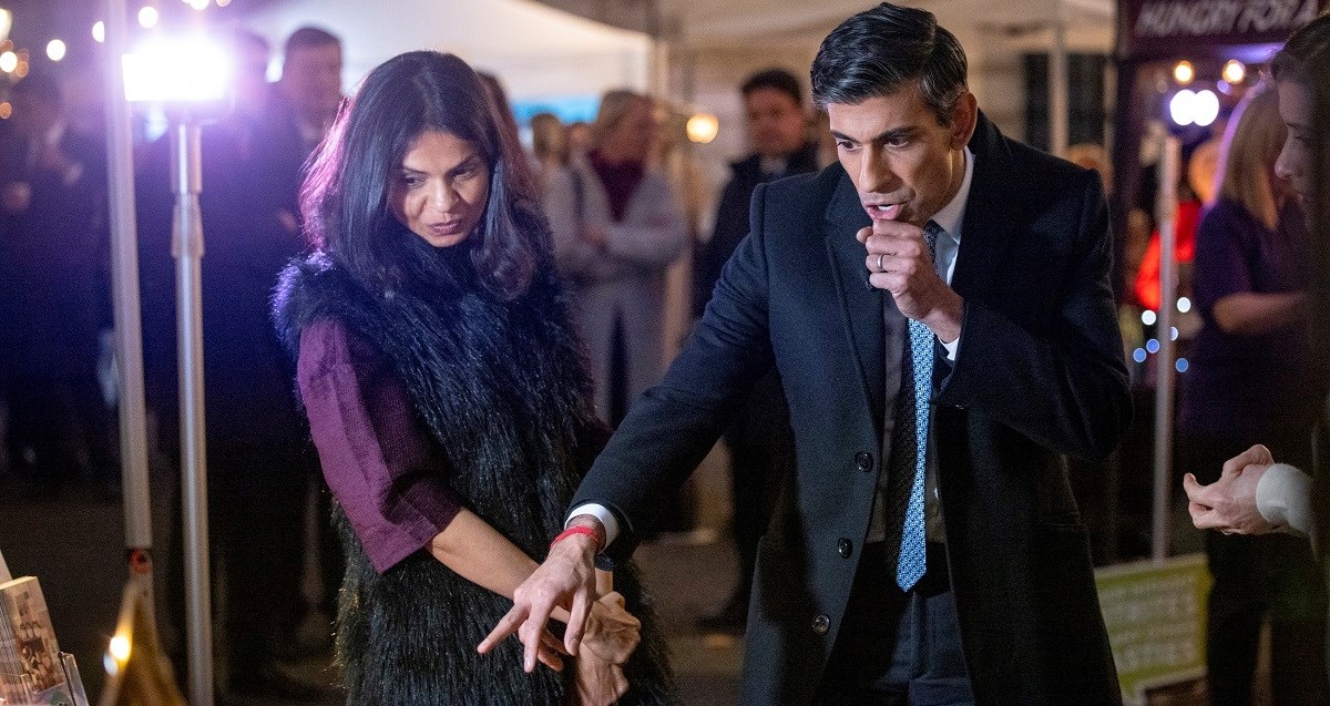 Sunak nije prijavio da mu je supruga dioničarka u udruzi koja prima vladine potpore