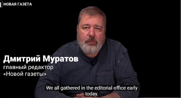Ruski nobelovac i novinar objavio snimku: Stidim se