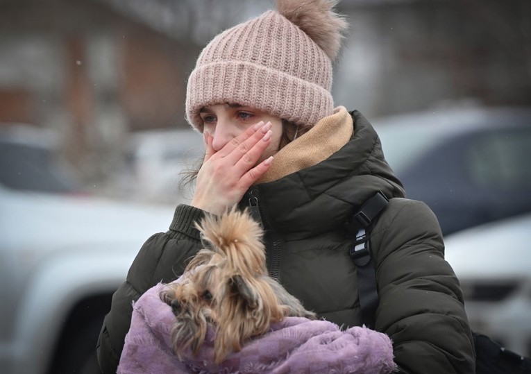 Pas bio zatočen pet dana na balkonu u Kijevu dok su okolo padale granate. Spašen je