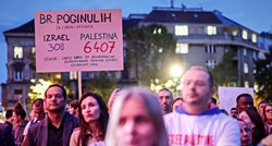 FOTO Pogledajte transparente podrške Palestini s prosvjeda u Zagrebu