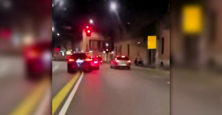 VIDEO Teslom je jurio za superautomobilima, pa se na semaforu zabio u jedan