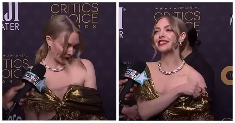 "Samo ću je skinuti": Amanda Seyfried imala je problema s haljinom na dodjeli nagrada
