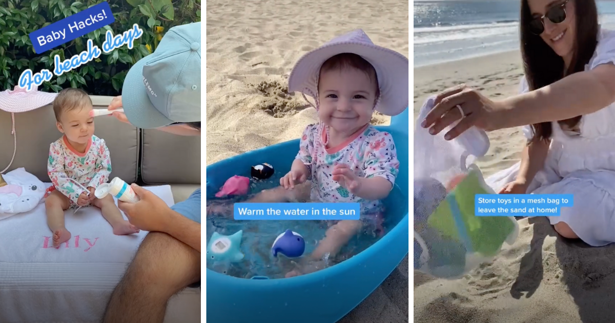 Mama podijelila trikove koji će boravak na plaži s bebom učiniti jednostavnijim
