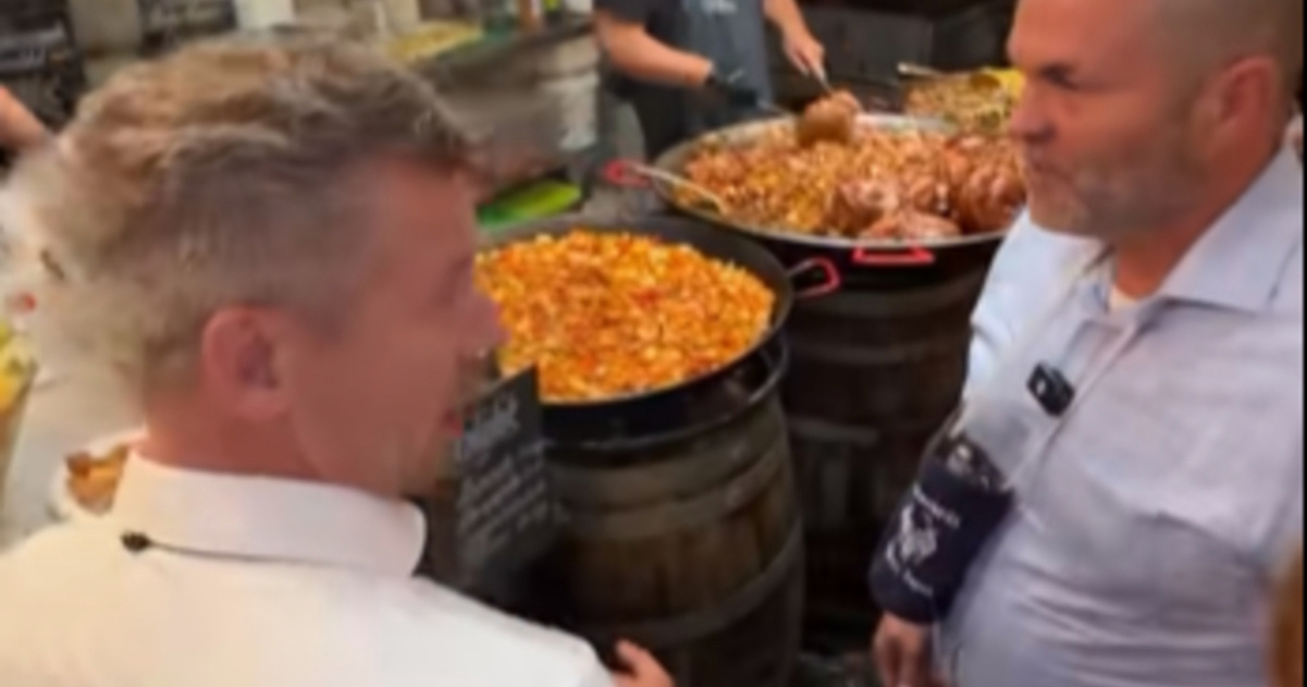 VIDEO Muškarac mađarskog premijera zalio čašom vina