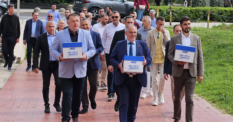 HDZ i DP predali zajedničku listu za izbore u Splitsko-dalmatinskoj županiji