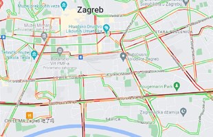 Ogromne gužve u Zagrebu