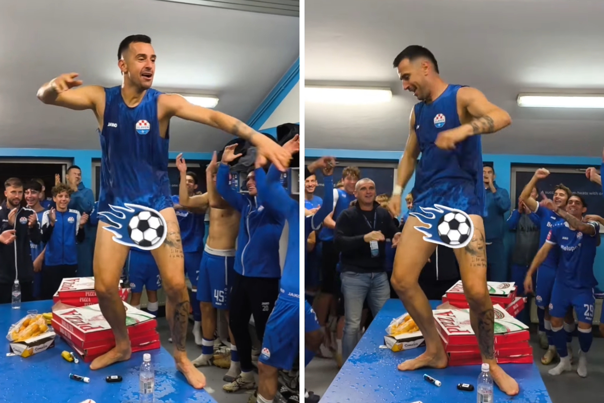 VIDEO Nestorovski zaplesao na stolu nakon dva gola Rijeci