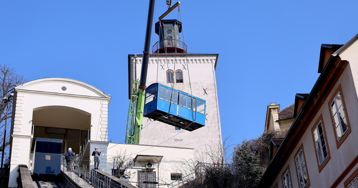 VIDEO Prizor koji nije viđen 50 godina. Zagrebačka uspinjača ostala bez kabine