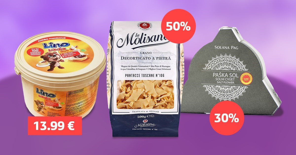 Vratila se kantica Lino Lade u trgovine. 2.5 kilograma košta 13.99 eura