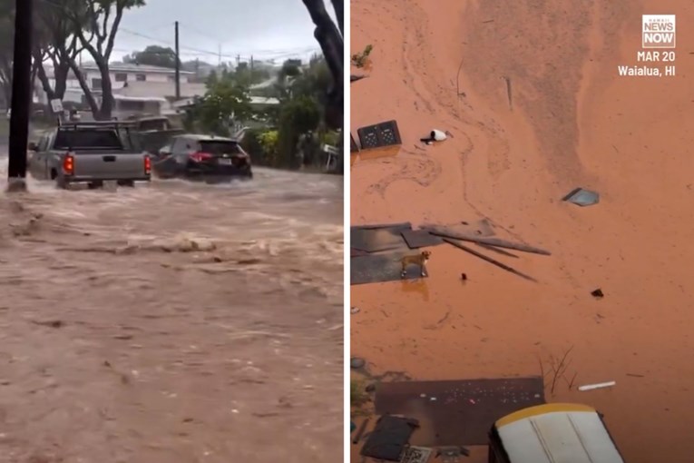 VIDEO Katastrofalne poplave na Havajima. Prijeti opasnost od rušenja stare brane