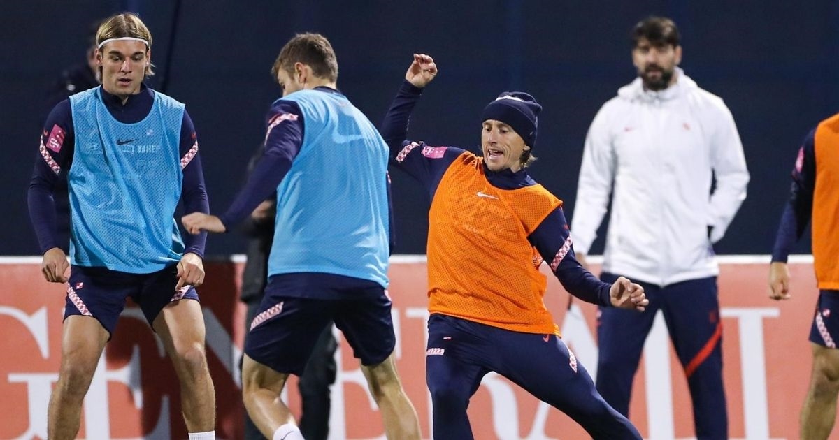 Dobre vijesti za Hrvatsku, Modrić trenirao na Maksimiru