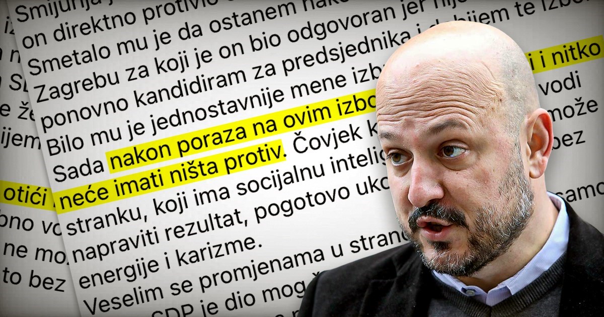 Maras napao Grbina: Nema rezultat, socijalnu inteligenciju, energiju ni karizmu