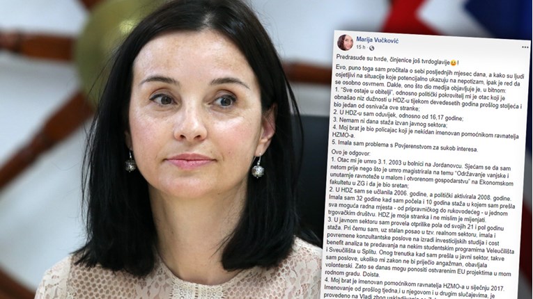 Ministrica poljoprivrede: Ovo je istina o mom ocu, bratu, meni i HDZ-u