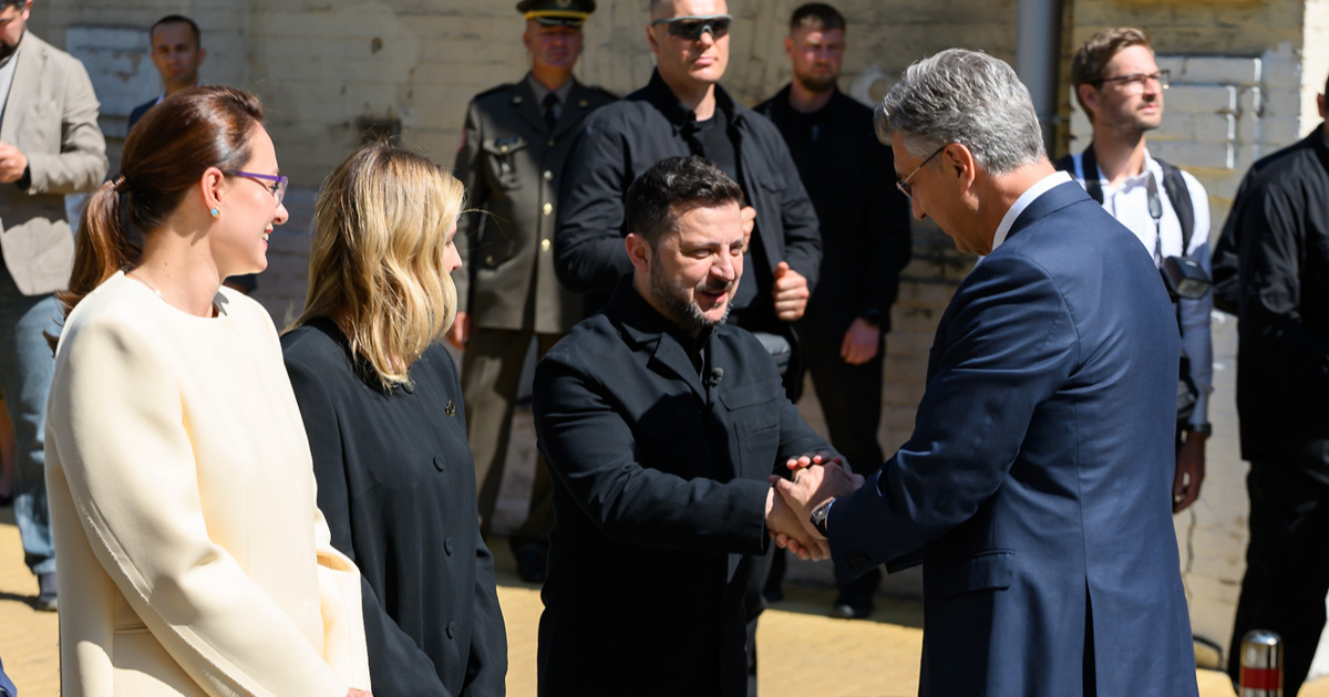 Plenković stigao u Kijev