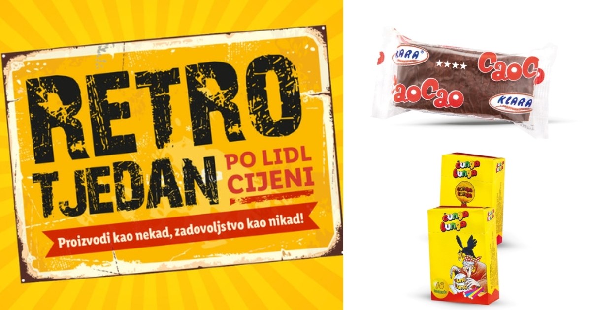 Retro tjedan stigao je u Lidl trgovine: Pogledajte što sve možete kupiti