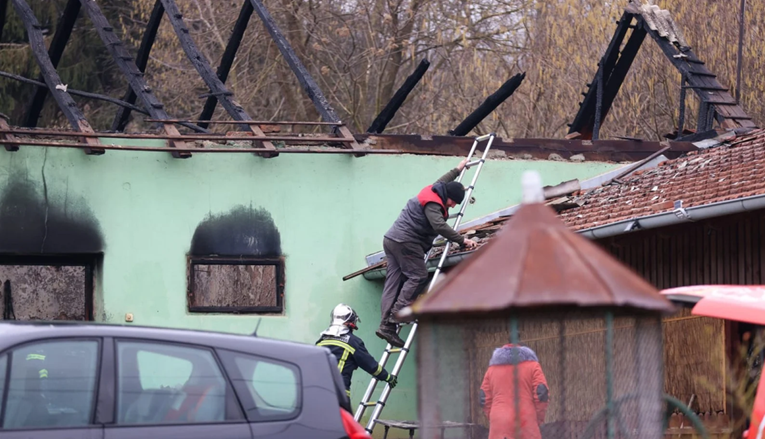 FOTO Izgorio gospodarski objekt kod Koprivnice