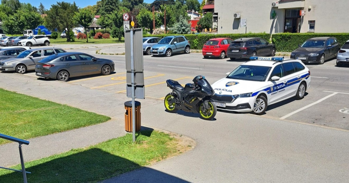 FOTO Mladić bježao policiji na motoru. Drugi dan ga pakrirao kod policijske stanice