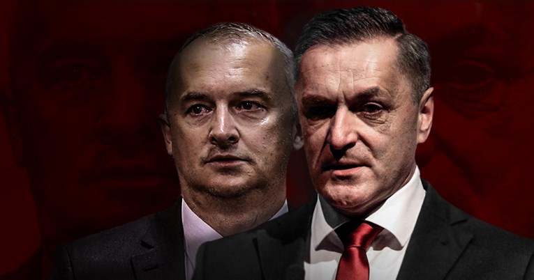 Uhićeni HDZ-ov Dražen Barišić i SDP-ov Vinko Grgić. U tijeku pretresi kuća