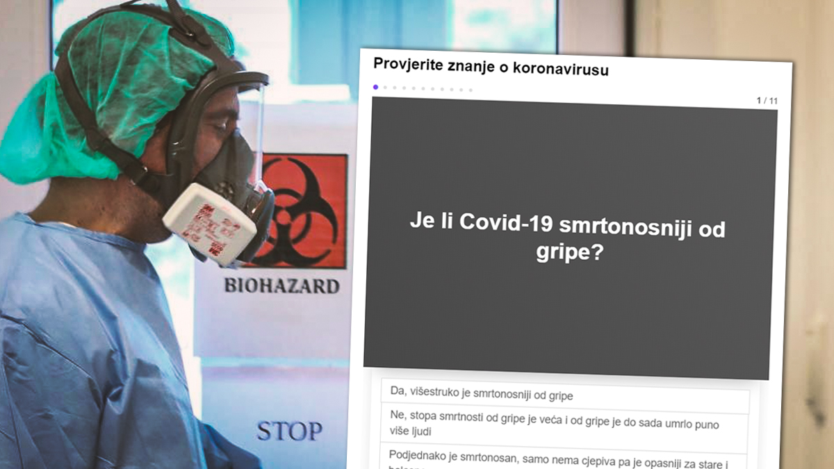 KVIZ Provjerite koliko znate o koronavirusu