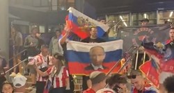 Đokovićevi navijači slavili uz kokarde i zastave s Putinovim likom. Četvorica uhićena