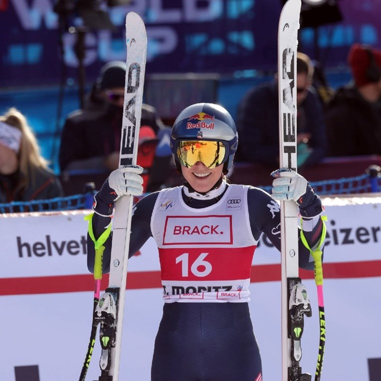 Senzacionalna Lindsey Vonn nakon jučerašnje pobjede ponovno izborila postolje