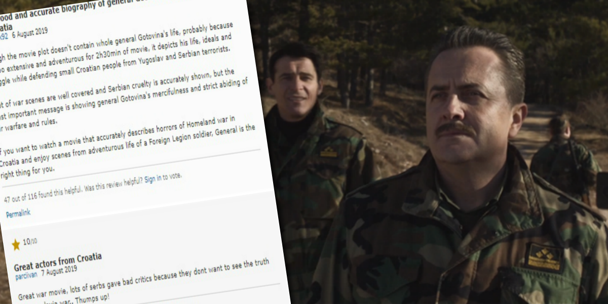 Forumaši se ne mogu načuditi komentarima o Generalu na IMDb-u: "Vrdoljak pisao"