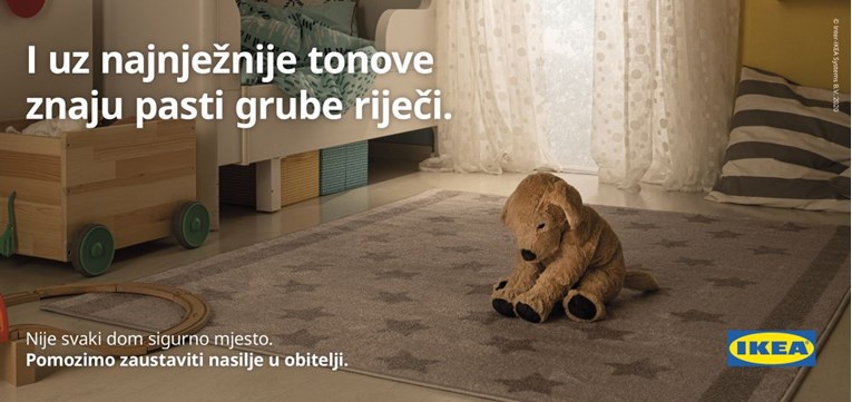 IKEA snažno ustaje protiv obiteljskog nasilja kampanjom "Siguran dom je bolji dom"