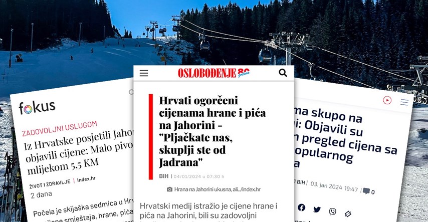 Mediji u BiH se raspisali o našem tekstu o Jahorini: "Hrvati ogorčeni cijenama"
