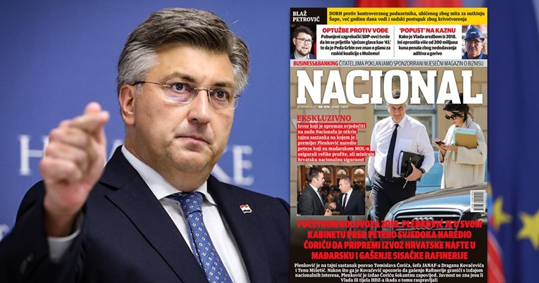 Vlada: Nacional zlonamjerno laže da je premijer zapovjedio izvoz nafte u Mađarsku