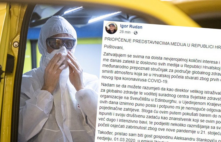 Javio se znanstvenik Igor Rudan, objasnio sve što treba znati o koronavirusu