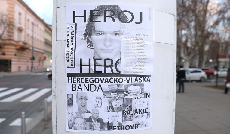 FOTO Plakati u Zagrebu: "Zavadlav heroj" i "hercegovačko-vlaška banda"