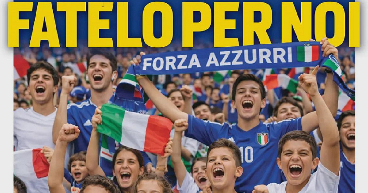 Corriere dello Sport: Naslovnicu nam je radio AI. Nemamo mladih navijača Italije