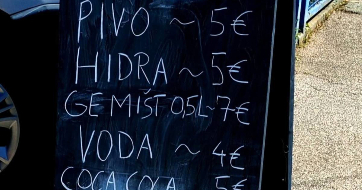 Ovo su cijene hrane i pića u jednom lokalu u Zaprešiću uoči Thompsonova koncerta