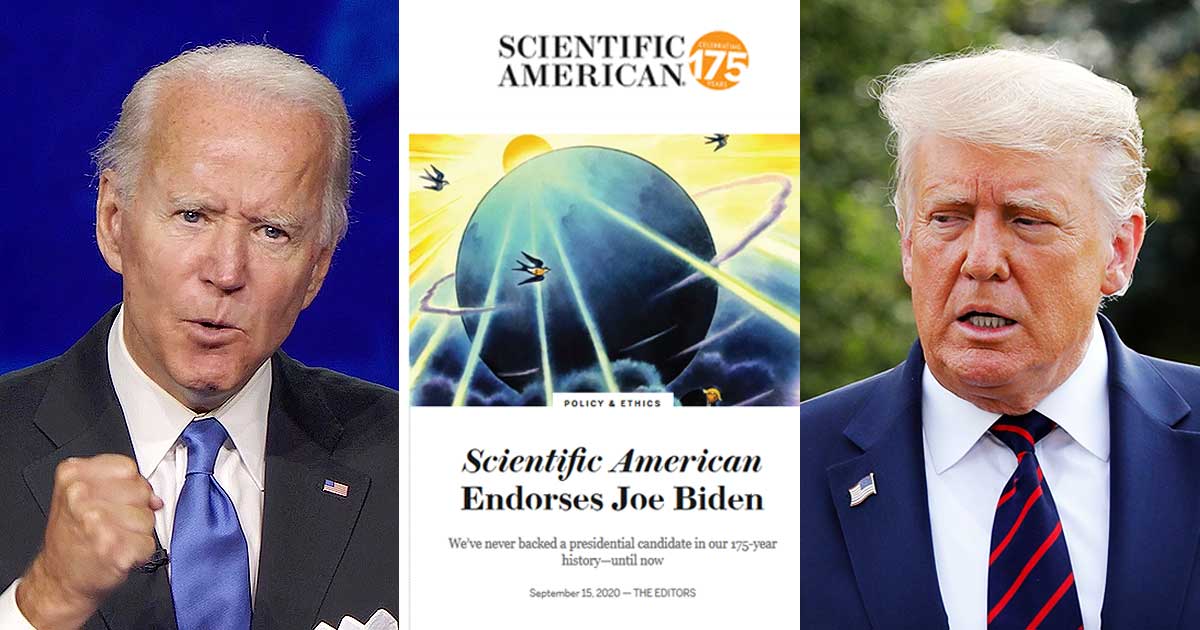 Scientific American: Vrijeme je da se ukloni Trump i izabere Biden