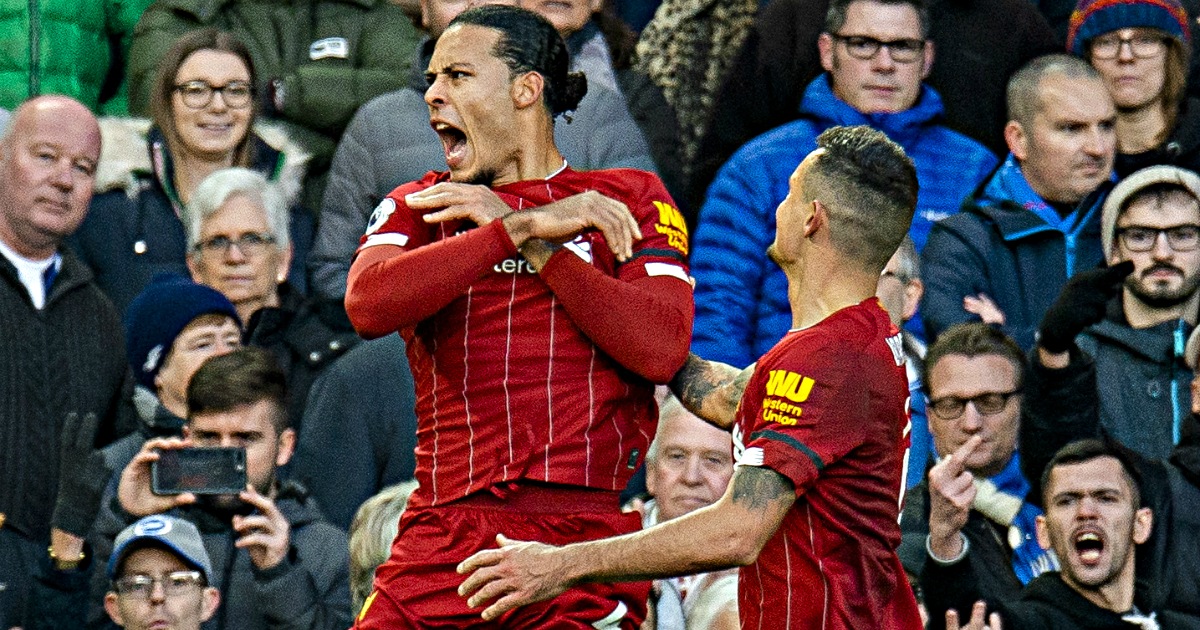 LIVERPOOL - BRIGHTON 2:1 Van Dijk s dva gola odveo Redse do +11 ispred Cityja