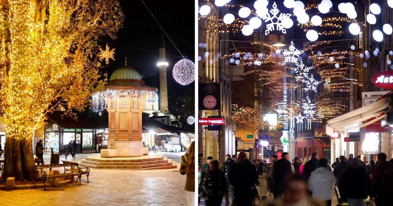 FOTO Centrom Sarajeva zavladala je božićna čarolija