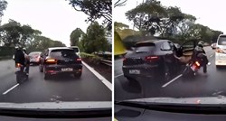 VIDEO Vozač Porschea oborio dva motociklista u 12 sekundi