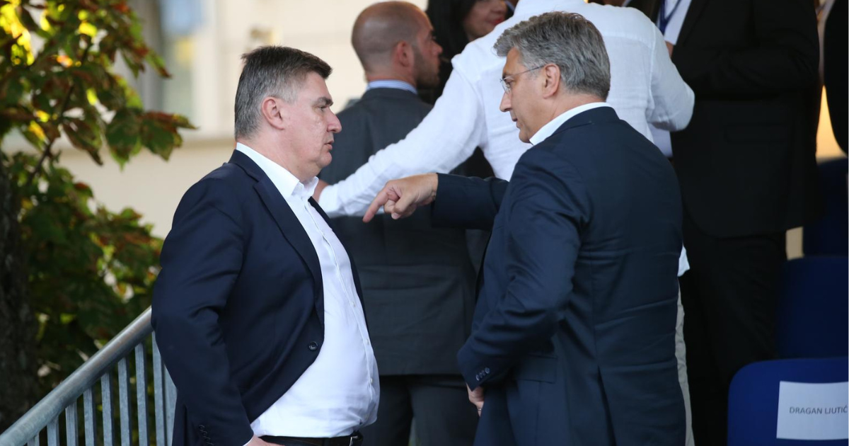 Što su si rekli? Milanović i Plenković snimljeni u prizoru koji se ne viđa često