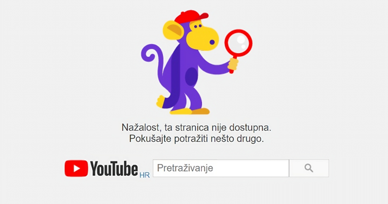 Izbrisan je kanal Croatia Recordsa na YouTubeu