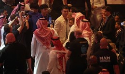 Cristiano Ronaldo i Anthony Joshua zajedno na meču Furyja i Usika