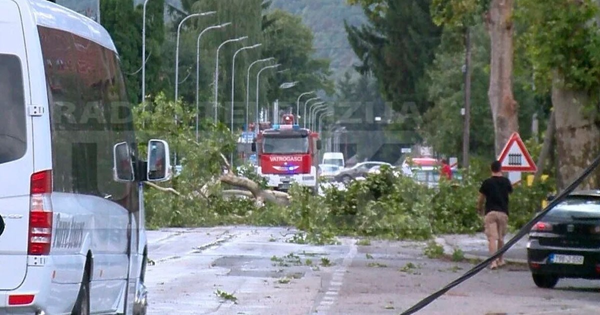 Došao na godišnji u Bihać. U današnjem nevremenu na njega palo stablo, poginuo je