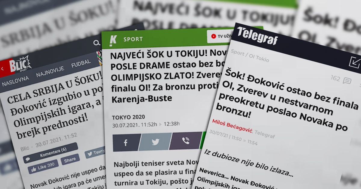 Srpski mediji: Šok i nevjerica, Đoković je izgubio. Nijemac je igrao kao stroj