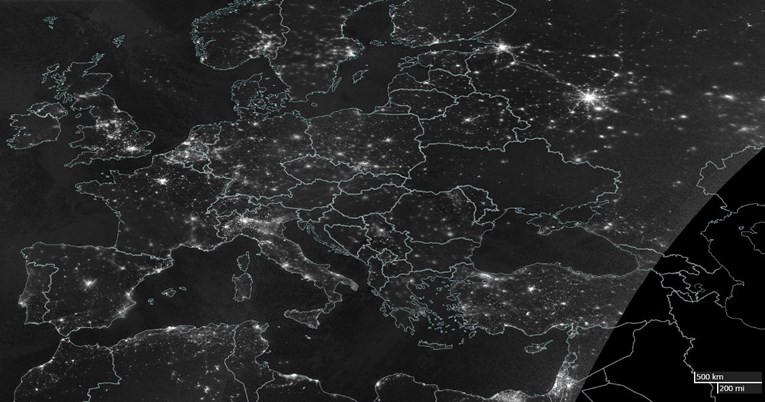 FOTO Ovako je nestanak struje u Ukrajini izgledao iz svemira