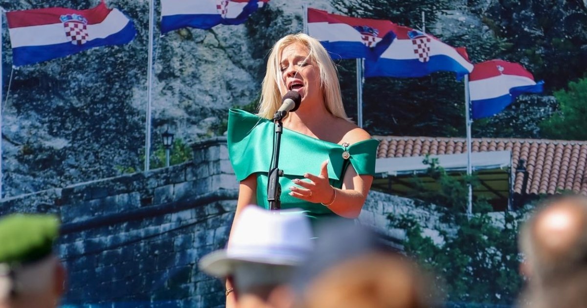 Barbara, koja je 4 godine zaredom pjevala himnu u Kninu, danas izvela drugu pjesmu