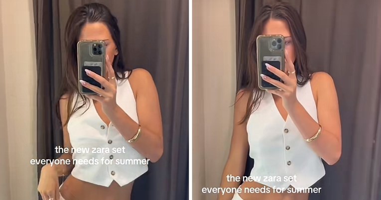 "O, moj bože": Bijela kombinacija iz Zare oduševila djevojke